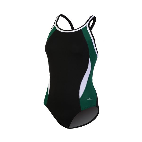 Colorblock DBX Back (Black/Green) - Dolfin